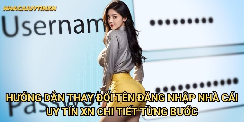 Hướng dẫn thay đổi tên đăng nhập nhà cái uy tín xn chi tiết từng bước